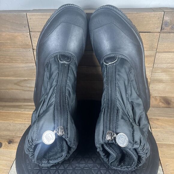Sorel Womens Size US 8 Black Waterproof Zip Up Snow Boots Winter Rubber - Picture 5 of 10